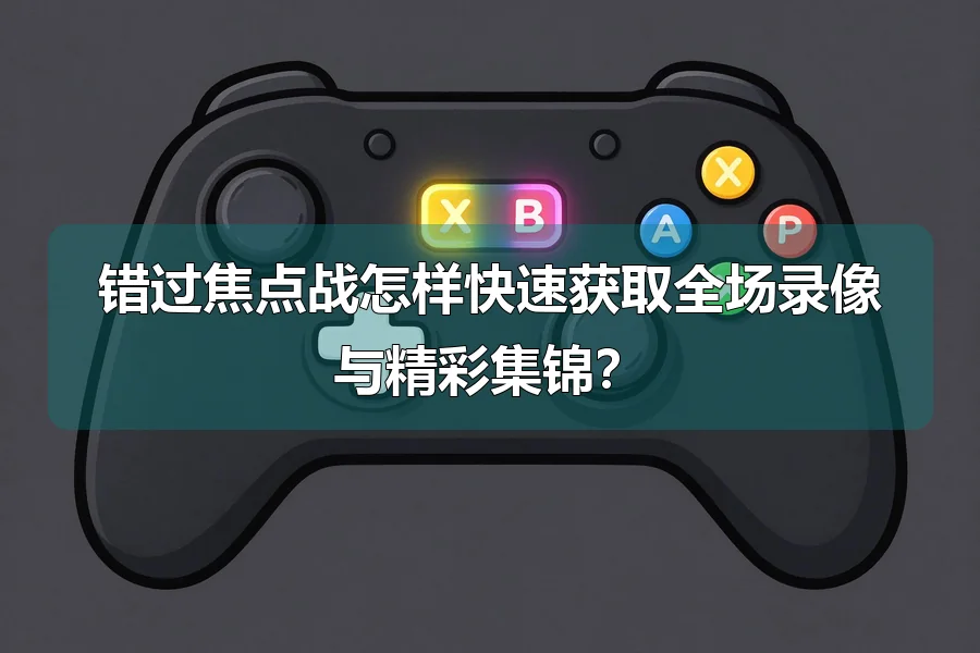 错过焦点战怎样快速获取全场录像与精彩集锦？